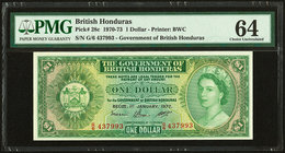 British Honduras Government of British Honduras 1 Dollar 1.1.1972 Pick 28c PMG Choice Uncirculated 64. 

HID09801242017