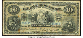 Canada Halifax, NS- Bank of Nova Scotia $10 2.1.1917 Ch.# 550-18-12 Fine. Rust stains present.

HID09801242017