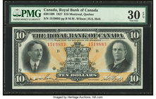 Canada Montreal, PQ- Royal Bank of Canada $10 3.1.1927 Ch.# 630-14-08 PMG Very Fine 30 EPQ. 

HID09801242017