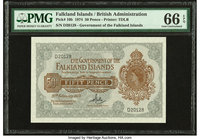 Falkland Islands Government of the Falkland Islands 50 Pence 20.2.1974 Pick 10b PMG Gem Uncirculated 66 EPQ. 

HID09801242017