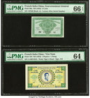 French Indochina Government General De L'Indochine 5 Cents ND (1942) Pick 88a PMG Gem Uncirculated 66 EPQ. French Indochina Institut D'Emission Des Et...