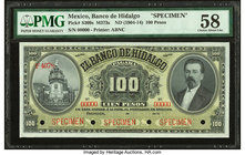 Mexico Banco De Hidalgo 100 Pesos ND (1904-14) Pick S309s M373s Specimen PMG Choice About Unc 58. Four POCs.

HID09801242017