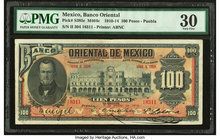 Mexico Banco Oriental 100 Pesos 3.1.1914 Pick S385c M464c PMG Very Fine 30. 

HID09801242017