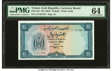 Yemen Arab Republic Yemen Currency Board 10 Rials ND (1967) Pick 3b PMG Choice Uncirculated 64. 

HID09801242017