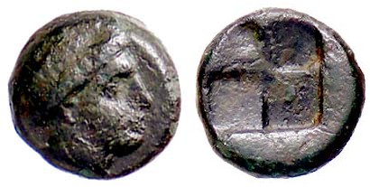 GRECHE - SICILIA - Siracusa (485-425 a.C.) - AE 10 - Testa di Aretusa a d. /R Qu...