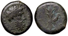 GRECHE - SICILIA - Siracusa (425-IV sec. a.C.) - Emidracma - Testa di Zeus a d. /R Fulmine, a d. un'aquila Mont. 5101; S. Ans. 477 (AE g. 14,42)
qBB