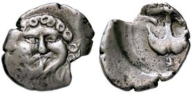 GRECHE - TRACIA - Apollonia Pontica - Dracma - Testa della Gorgone di fronte /R Ancora, nel campo gambero e lettera A S. Cop. 456 (AG g. 2,45)
qBB