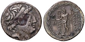 GRECHE - RE SELEUCIDI - Antioco VIII, Grypos (121-96 a.C.) - Tetradracma - Testa diademata a d. /R Zeus stante a s. con stella e scettro sormontato da...