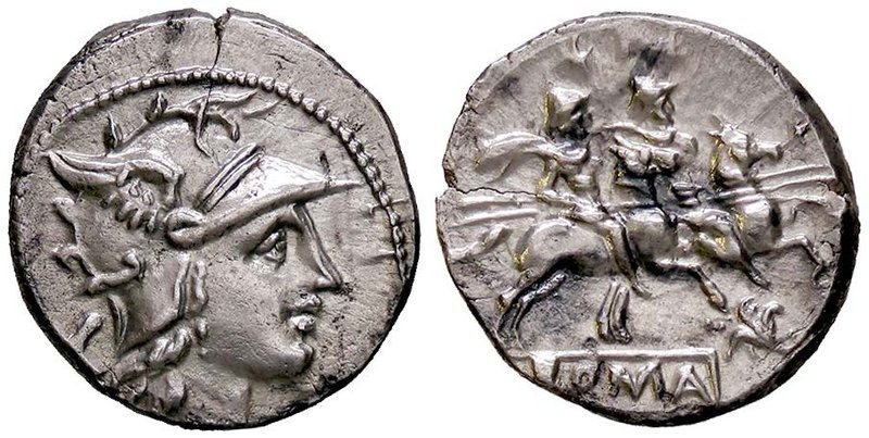 ROMANE REPUBBLICANE - ANONIME - Monete con simboli o monogrammi (211-170 a.C.) -...
