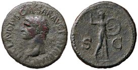 ROMANE IMPERIALI - Claudio (41-54) - Asse - Testa a s. /R Pallade andante a d. con lancia e scudo C. 84; RIC 100 (AE g. 12,08)
BB