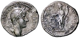 ROMANE IMPERIALI - Adriano (117-138) - Denario - Busto laureato a d. /R L'Equità stante a s. con bilancia e cornucopia C. 1120 (AG g. 3,23)
BB-SPL