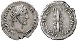 ROMANE IMPERIALI - Antonino Pio (138-161) - Denario - Testa laureata a d. /R Fulmine alato C. 681 (AG g. 2,84)
BB