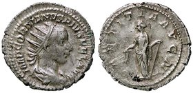 ROMANE IMPERIALI - Gordiano III (238-244) - Antoniniano - Busto radiato, drappeggiato e corazzato a d. /R La Letizia stante a s. con corona e ancora C...