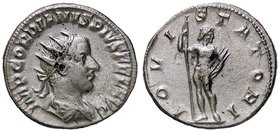 ROMANE IMPERIALI - Gordiano III (238-244) - Antoniniano - Busto radiato, drappeggiato e corazzato a d. /R Giove stante di fronte e la testa a d. con f...