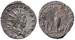 ROMANE IMPERIALI - Salonino (260) - Antoniniano - Busto radiato e drappeggiato a d. /R Strumenti sacrificali C. 41 (AG g. 2,93)
qSPL
