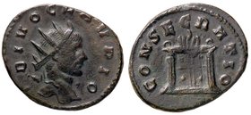ROMANE IMPERIALI - Claudio II (268-270) - Antoniniano - Testa radiata a d. /R Altare C. 50 (MI g. 3,15)
BB+