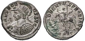 ROMANE IMPERIALI - Probo (276-282) - Antoniniano - Busto radiato a s. con mantello imperiale, lancia e scudo /R Probo a cavallo a s. con scettro e la ...