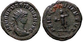 ROMANE IMPERIALI - Numeriano (283-284) - Antoniniano - Busto radiato e drappeggiato a d. /R Numeriano in abiti militari stante a s. con lancia e globo...