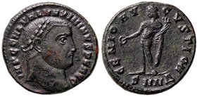 ROMANE IMPERIALI - Massimino II (305-313) - Follis (Nicomedia) - Testa laureata a d. /R Il Genio stante a s. con patera e cornucopia C. 53 (MI g. 6,19...