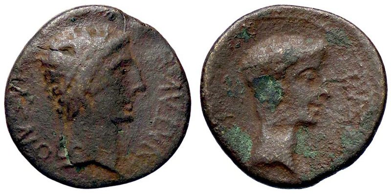 ROMANE PROVINCIALI - Augusto (27 a.C.-14 d.C.) - AE 17 (Tracia) - Testa di Augus...