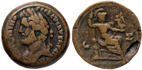 ROMANE PROVINCIALI - Antonino Pio (138-161) - AE 30 (Alessandria) - Testa laureata a s. /R Atena seduta a s. con Nike BMC 1193 var. (AE g. 22,16)
qBB