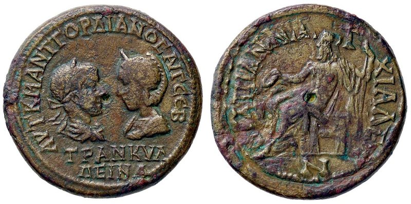 ROMANE PROVINCIALI - Caracalla (198-217) - AE 24 (Adrianopoli) - Busto laureato ...