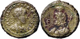 ROMANE PROVINCIALI - Gordiano III (238-244) - Tetradracma (Alessandria) - Busto laureato e corazzato a d. /R Busto di Serapide a . (MI g. 12,69)
qBB