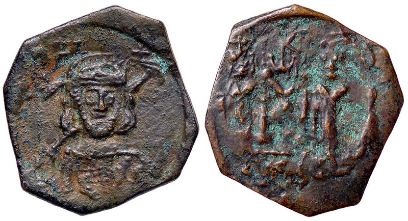 BIZANTINE - Costantino IV (681-685) - Follis (Siracusa) - Costantino IV stante c...
