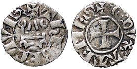 LE CROCIATE - ATENE - Guido II de la Roche (1287-1308) - Denaro tornese (Thebe) - Castello /R Croce patente Metcalf 1056 (MI g. 0,62)
BB