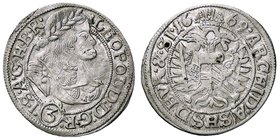 ESTERE - AUSTRIA - Leopoldo I (1658-1705) - 3 Kreuzer 1669 SHS Kr. 1230 AG Zecca di Breslau
SPL
