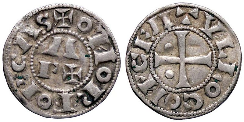 ESTERE - FRANCIA - BEARN - Anonime - Denaro XII-XIII secolo - CENTVLLO COME Croc...