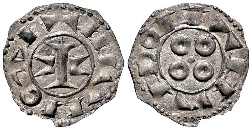 ESTERE - FRANCIA - LINGUADOCA - Anonime - Denaro XII-XIII secolo - Croce formata...