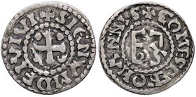 ESTERE - FRANCIA - Eriberto I conte di Maine (1015-1036) - Denaro - SIGNUM DEI VIVI Croce /R +COMES CENOMANNIS Monogramma (AG g. 1,08)
BB