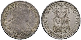 ESTERE - FRANCIA - Luigi XV (1715-1774) - Scudo 1718 T Kr. 435.20 R AG Lievi striature di conio al D/ - Splendida patina di antica raccolta
SPL/SPL+