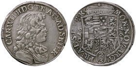 ESTERE - GERMANIA - ANHALT ZERBST - Carl Wilhelm (1667-1718) - 2/3 di tallero 1676 Dav. 202A AG Mancanza sul volto
qBB