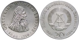 ESTERE - GERMANIA - Repubblica Democratica (1949-1990) - 20 Marchi 1966 - Leibniz Kr. 16.1 R AG
qFDC/FDC