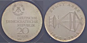 ESTERE - GERMANIA - Repubblica Democratica (1949-1990) - 20 Marchi 1980 - Abbe Kr. 78 AG In custodia
FS