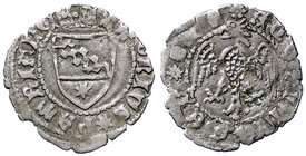 ZECCHE ITALIANE - AQUILEIA - Antonio II Panciera (1402-1411) - Denaro - Stemma del Patriarca /R Aquila spiegata con la testa a s. Ber. 67; Biaggi 191 ...