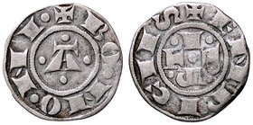 ZECCHE ITALIANE - BOLOGNA - Repubblica, a nome di Enrico VI Imperatore (1191-1327) - Bolognino grosso - Nel campo lettere IPRT a croce /R Grande A CNI...