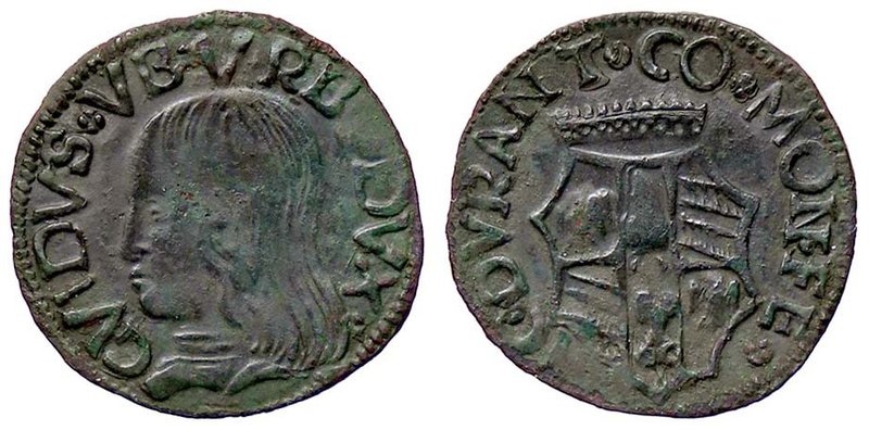 ZECCHE ITALIANE - CASTELDURANTE - Guidobaldo I (1482-1508) - Quattrino - Testa a...