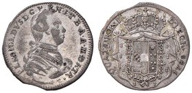ZECCHE ITALIANE - FIRENZE - Pietro Leopoldo di Lorena (1765-1790) - 10 Quattrini 1780 Mont. 101/02; MIR 392/3 R AG
SPL