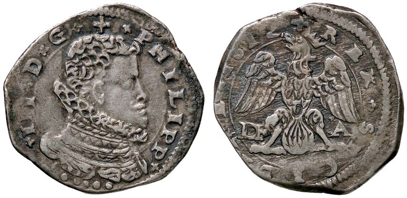 ZECCHE ITALIANE - MESSINA - Filippo III (1598-1621) - 4 Tarì 1612 - Busto a d. /...