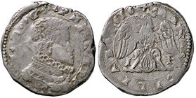 ZECCHE ITALIANE - MESSINA - Filippo III (1598-1621) - 4 Tarì 1616 - Busto a d. /R Aquila ad ali spiegate Spahr 36; MIR 345/12 (AG g. 10,47)
BB