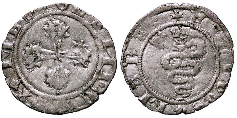 ZECCHE ITALIANE - MILANO - Filippo Maria Visconti (1412-1447) - Sesino - Biscia ...
