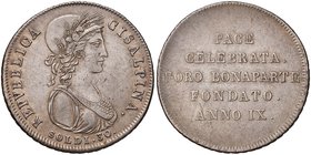 ZECCHE ITALIANE - MILANO - Repubblica Cisalpina (1800-1802) - 30 Soldi A. IX Pag. 9; Mont. 185 AG
SPL