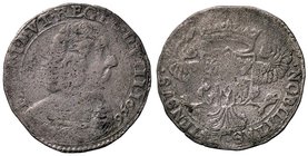 ZECCHE ITALIANE - MODENA - Francesco I d'Este (1629-1658) - Mezza lira 1656 - Busto corazzato a d. /R Aquila ad ali spiegate e coronata CNI 107/111; M...