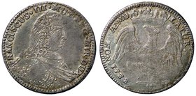 ZECCHE ITALIANE - MODENA - Francesco III d'Este (1737-1780) - Lira 1738 - Busto corazzato a d. /R Aquila spiegata e corazzata a d. CNI 4/11; MIR 844/1...