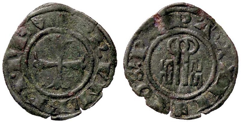 ZECCHE ITALIANE - MONTEFIASCONE - Giovanni XXII (1316-1334) - Denaro Paparino - ...
