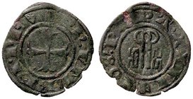 ZECCHE ITALIANE - MONTEFIASCONE - Giovanni XXII (1316-1334) - Denaro Paparino - Croce patente /R Due chiavi pendenti in palo CNI 7; Munt. 5 R (AG g. 0...