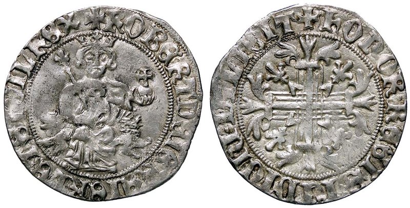 ZECCHE ITALIANE - NAPOLI - Roberto d'Angiò (1309-1343) - Gigliato - Il Re seduto...